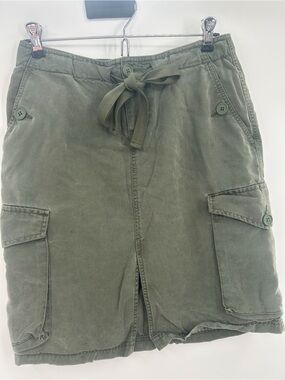 Gap Vintage Y2K Grunge Cargo Midi Skirt XS